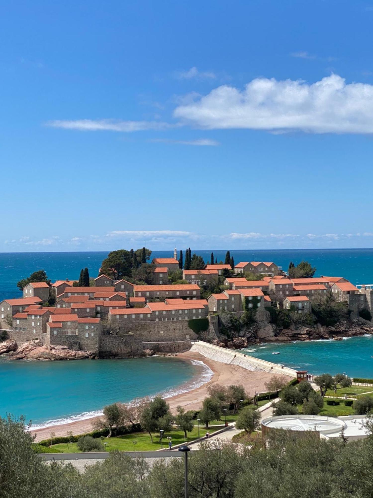 Apartment Dzaleta Sveti Stefan Exteriör bild